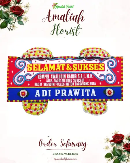 Papan Bunga Ucapan Selamat Pasung